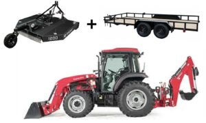 Mahindra 6065PST Cab TLB Packaged Deal
