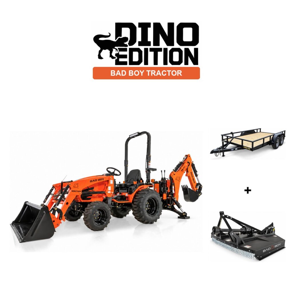 Bad Boy 1025 HILB + Cutter + Trailer package