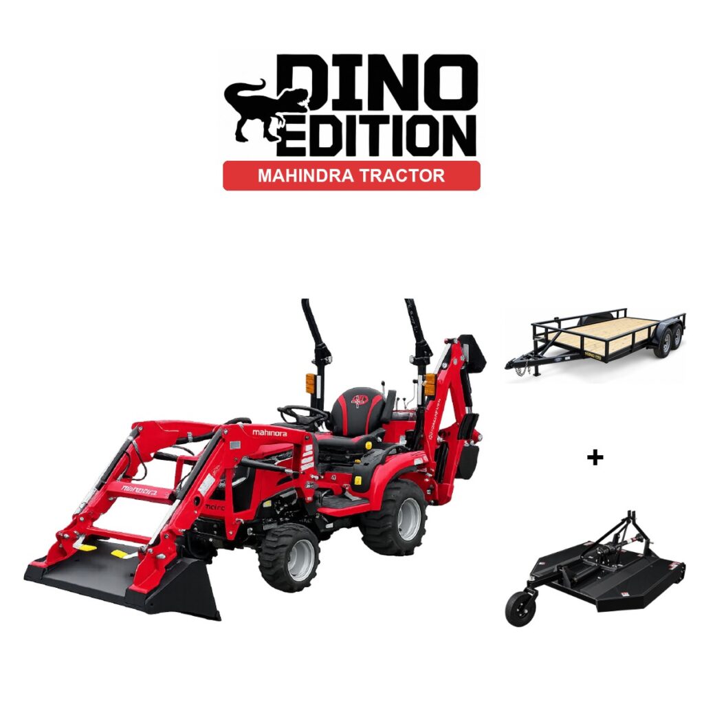Mahindra 1120H TLB + Cutter + Trailer package