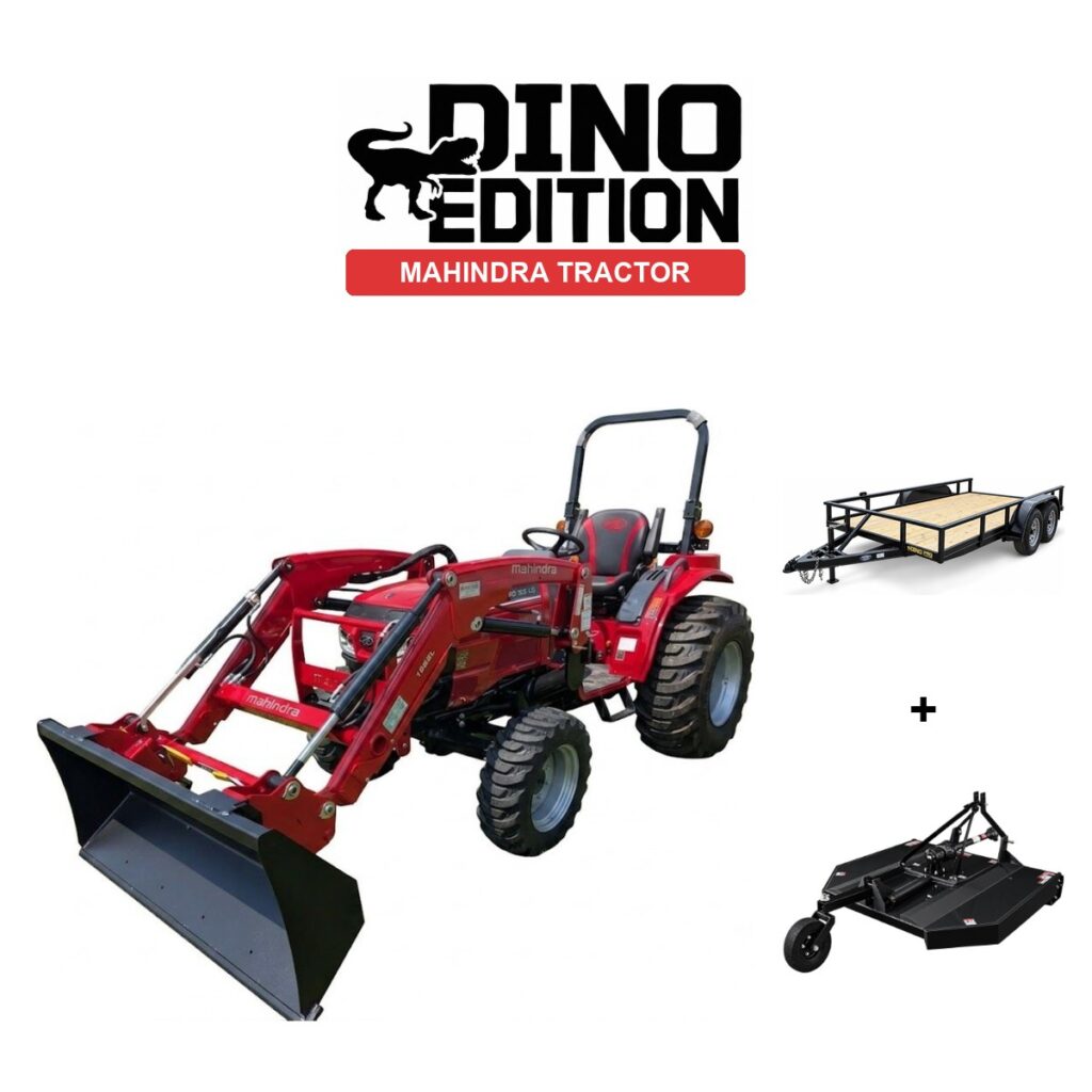 Mahindra 1626H TL + Cutter + Trailer package