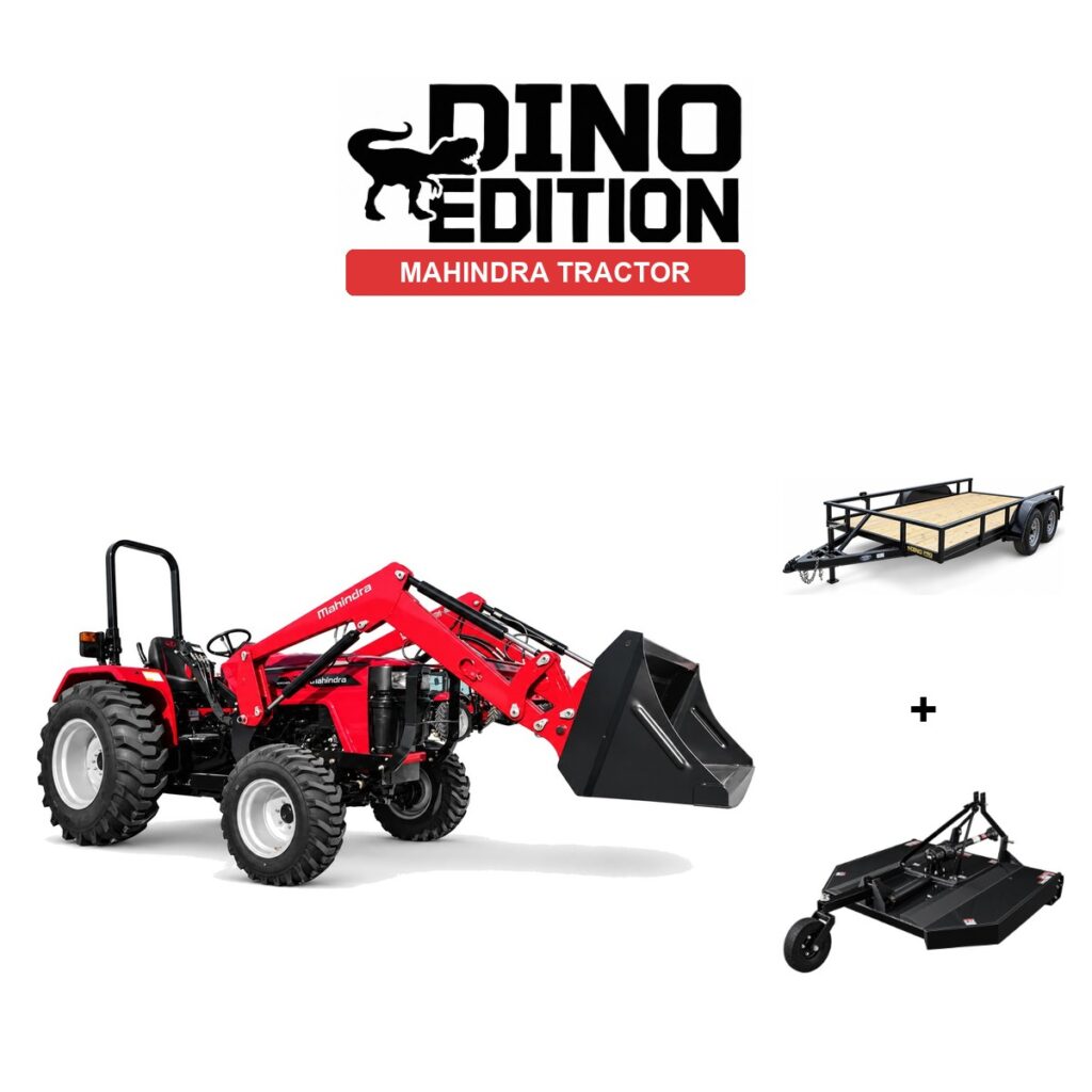 Mahindra 4540 TL + Cutter + Trailer package