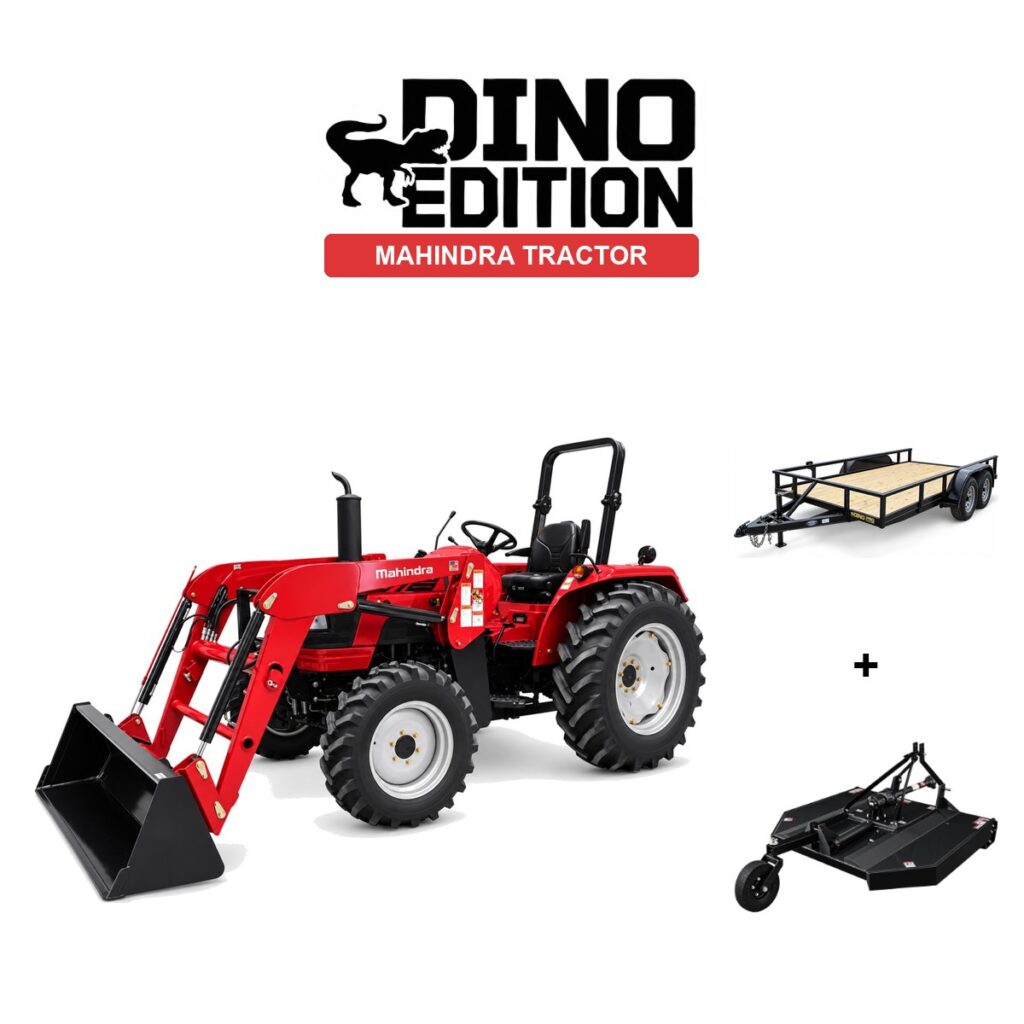 Mahindra 5155 TL + Cutter + Trailer package