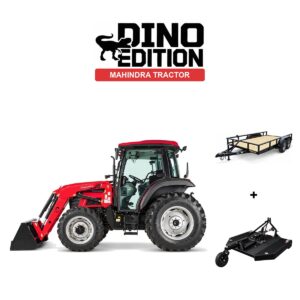Mahindra 6075 TLC + Cutter + Trailer Package
