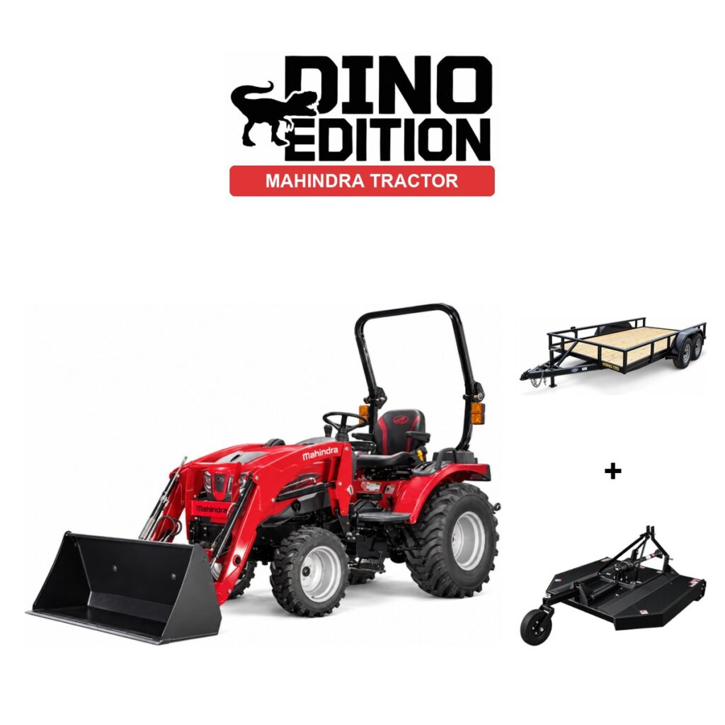 Mahindra 2126H TL + Cutter + Trailer package