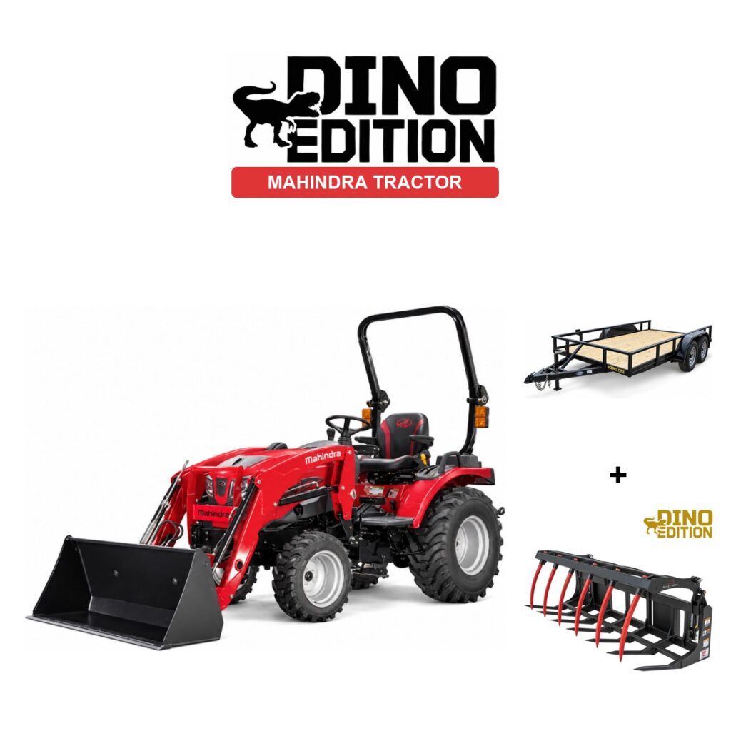 Mahindra 2126H TL + Grapple + Trailer package