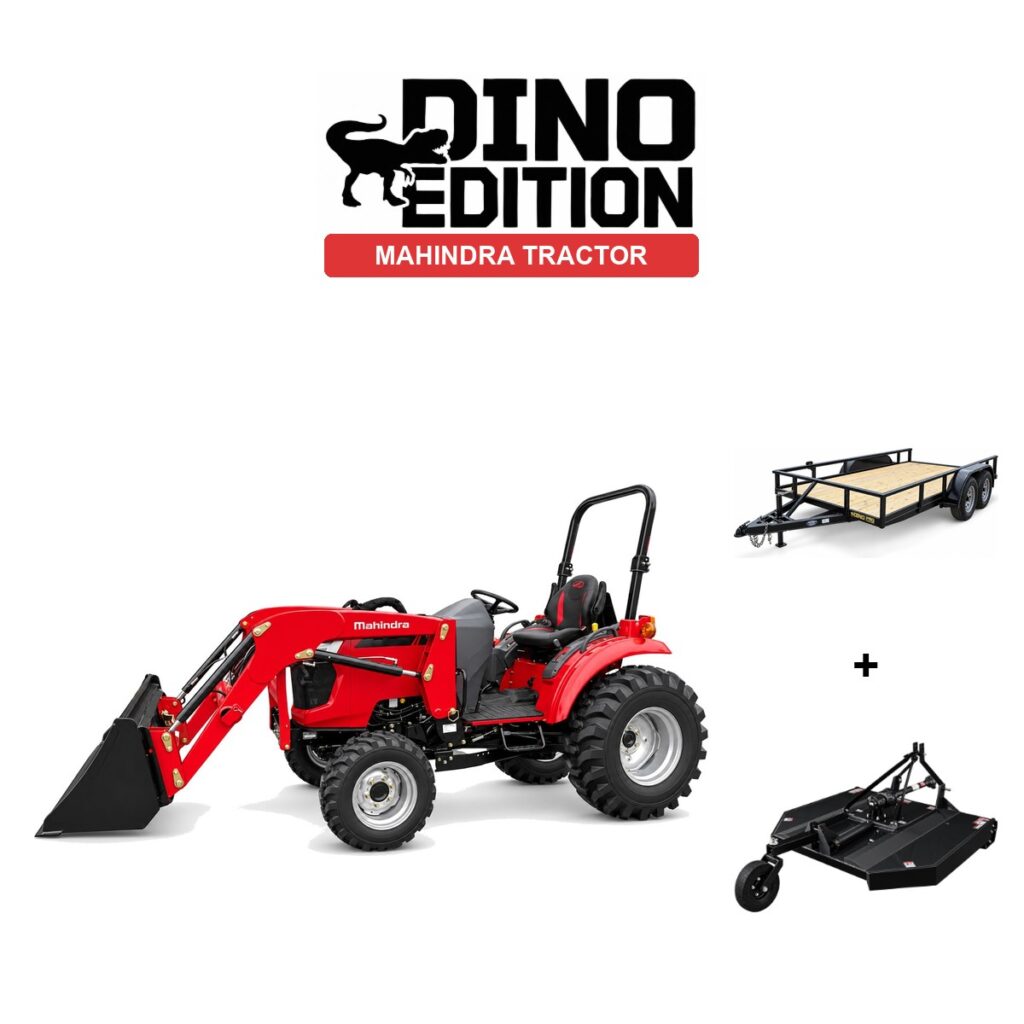 Mahindra 1635S TL + Cutter + Trailer package