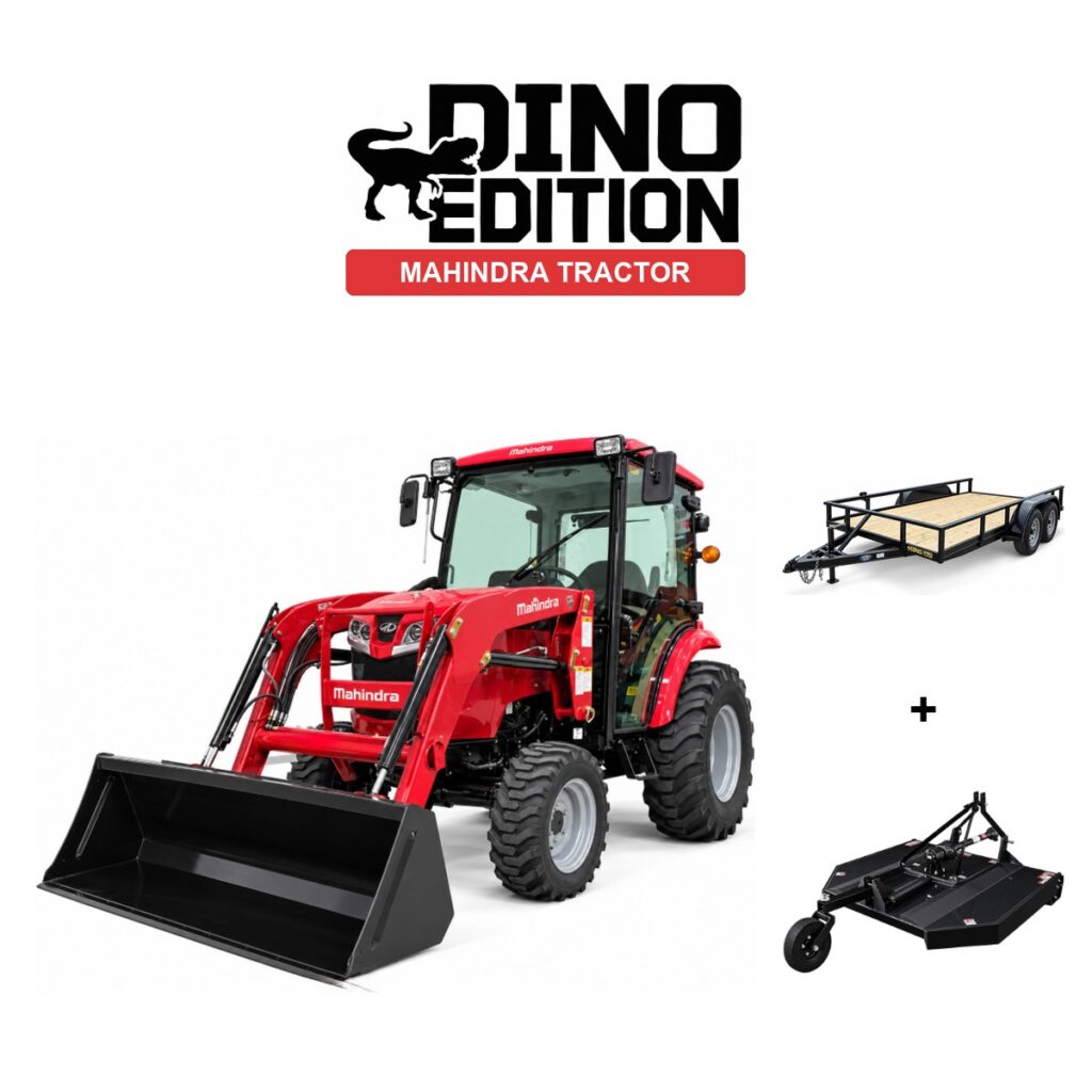 Mahindra 1635H TLC + Cutter + Trailer package