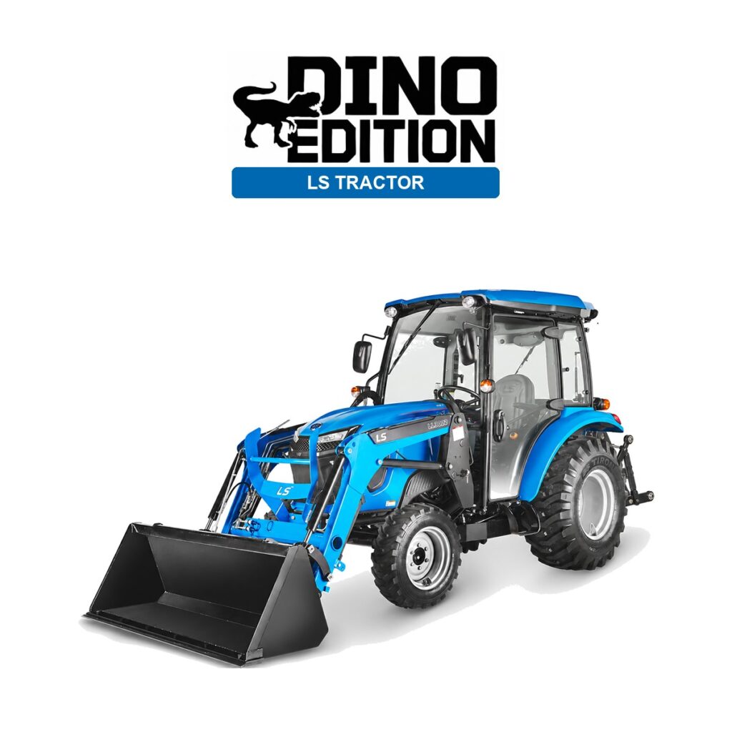 LS cab tractor with loader, Dino Edition