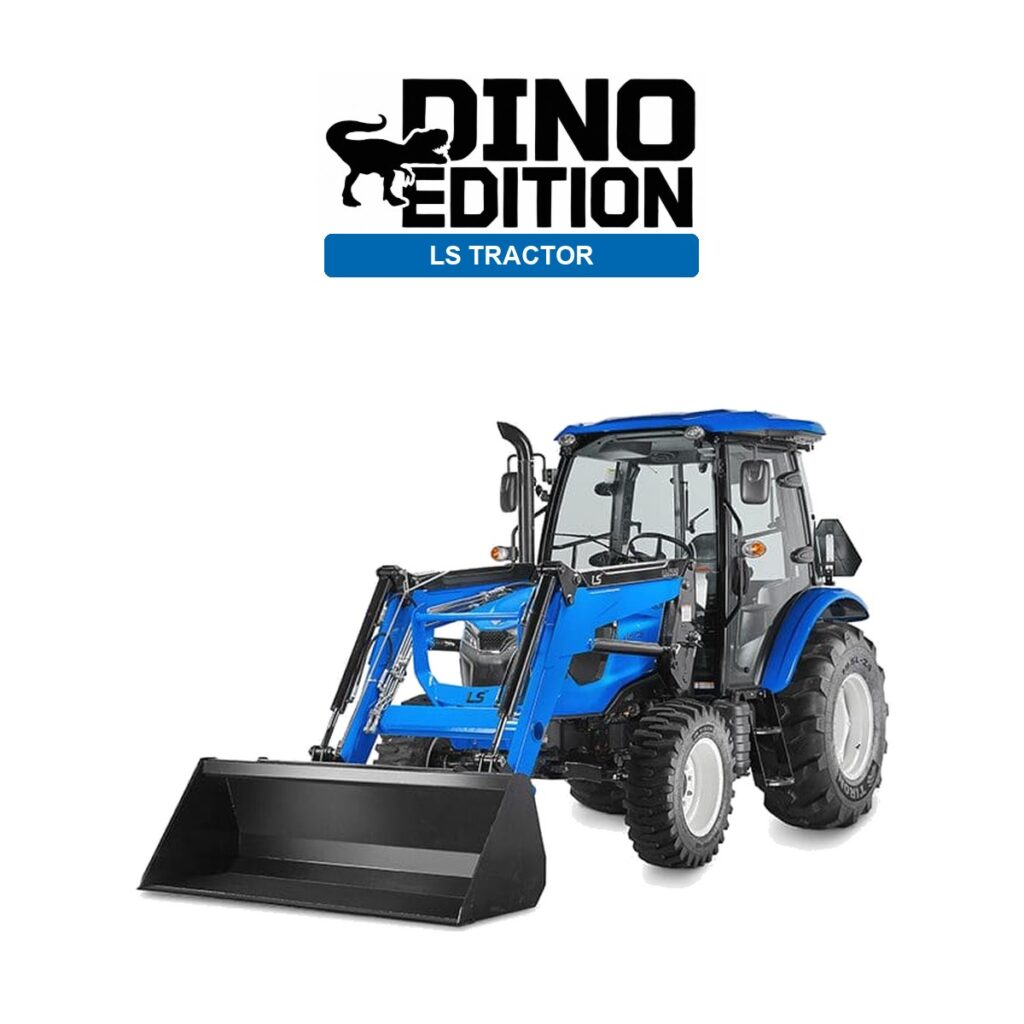 LS MT4 cab tractor with loader, Dino Edition