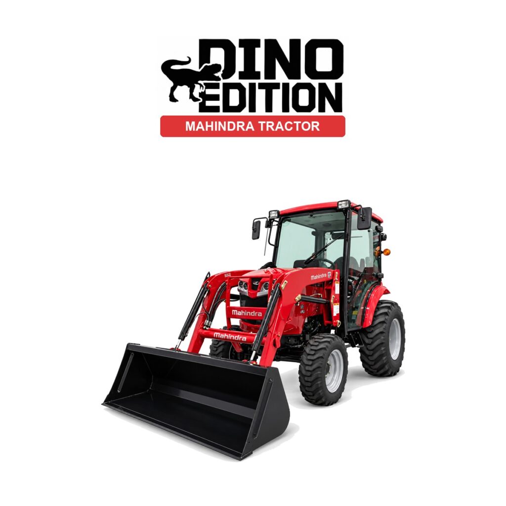 Mahindra 1640H tractor with loader, Dino Edition