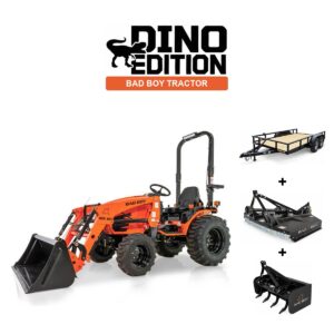 Bad Boy 1025 HIL + Cutter + Box Blade + Trailer Package