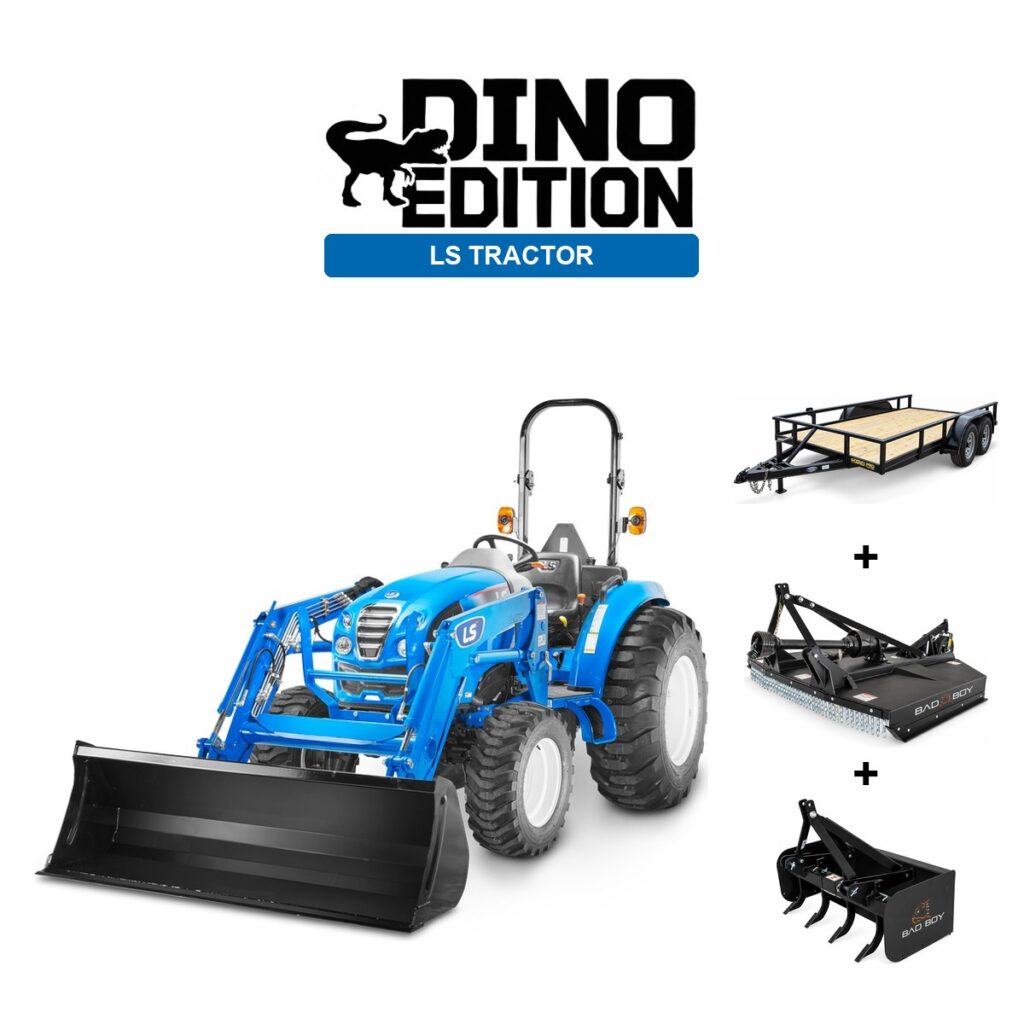 LS MT352 TL + Cutter + Box Blade + Trailer package
