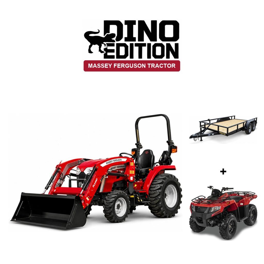 Massey Ferguson 1E.25 HST TL + Arctic Cat Alterra 450 + Trailer package