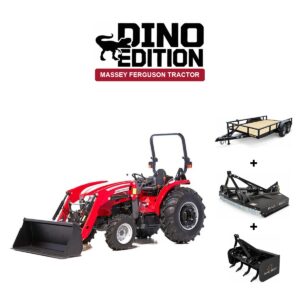 Massey Ferguson 2E.50 HST TL + Cutter + Box Blade + Trailer Package